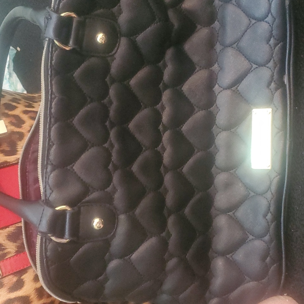 Betsey Johnson quilted purse